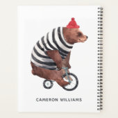 Fahrradfahrer | Name hinzufügen Planer (Rückseite)