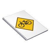 Fahrradfahrer Notizblock (Rechte Seite)