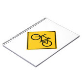 Fahrradfahrer Notizblock (Linke Seite)