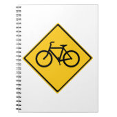 Fahrradfahrer Notizblock (Vorderseite)