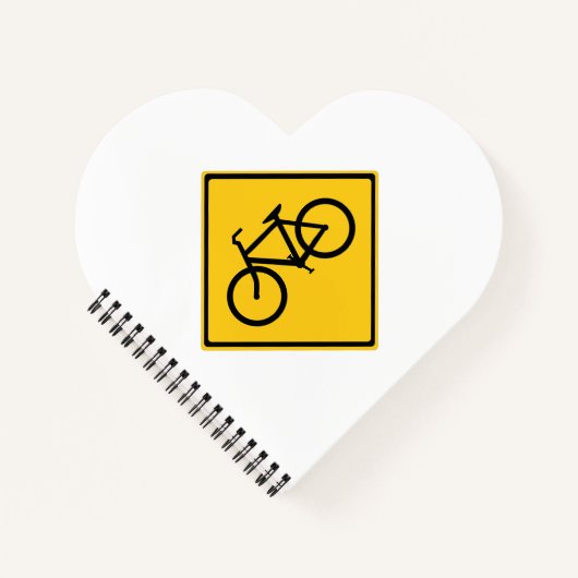Fahrradfahrer Notizblock (Vorderseite)