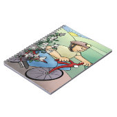Fahrradfahrer Notizblock (Linke Seite)
