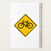 Fahrradfahrer Notizblock (Rückseite)