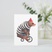 Fahrradfahrer Postkarte (Stehend Vorderseite)