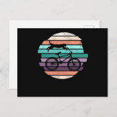 Fahrradfahrer Postkarte (Vorne/Hinten)