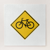 Fahrradfahrer Puzzle (Vertikal)