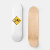 Fahrradfahrer Skateboard (Vorderseite)