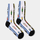Fahrradfahrer Socken (Rechts)