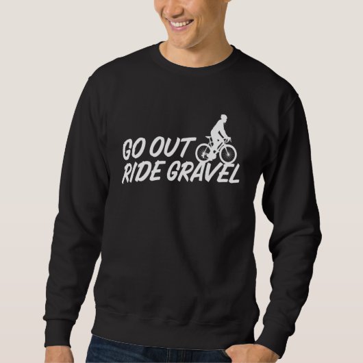 Fahrradfahrer Sweatshirt (Vorderseite)