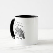 Fahrradfahrer Tasse (Vorderseite Links)