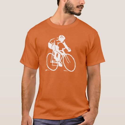 Fahrradfahrer Tshirt (Vorderseite)