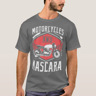 Fahrradfahrer und Mascara-Motorräder 24 T-Shirt