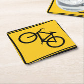 Fahrradfahrer Untersetzer (angewinkelt)