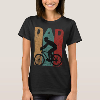 Fahrradfahrer Vater Daddy Vatertag Gif T-Shirt