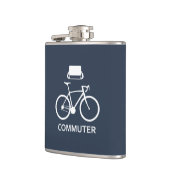Fahrradfahrerflasche Flachmann (Links)