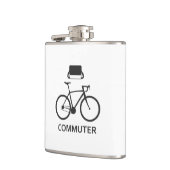 Fahrradfahrerflasche Flachmann (Links)
