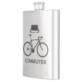 Fahrradfahrerflasche Flachmann (Links)