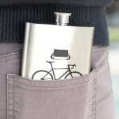 Fahrradfahrerflasche Flachmann (Beispiel)
