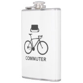 Fahrradfahrerflasche Flachmann (Links)