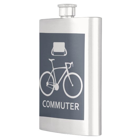 Fahrradfahrerflasche Flachmann (Links)