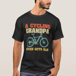 Fahrradfahrerin Opa bekommt nie alten Shirt-T - Sh T-Shirt
