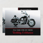 Fahrradfahrt Einladung zum Geburtstag (Vorne/Hinten)