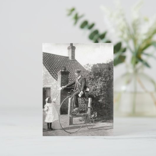 Fahrradfaktor Postkarte (Stehend Vorderseite)