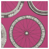 Fahrradfelgen rosa stoff (Nahaufnahme)