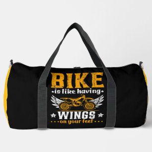 Fahrradflügel an deinen Füßen Duffle Bag