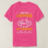 Fahrradfreund mit lustigen Radfahrern T-Shirt (Design vorne)
