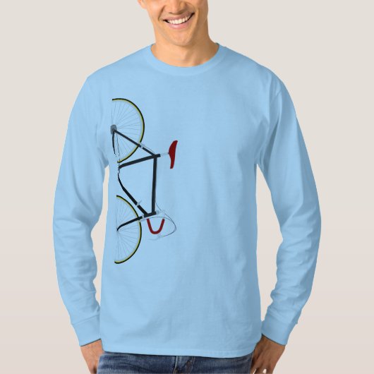 Fahrradfreunde Vintages Racing Bike. Lange Ärmel T-Shirt (Vorderseite)