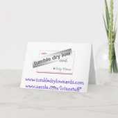 FahrradGeburtstag Karte (Rückseite)