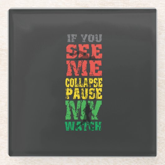 Fahrradgeschenk Glasuntersetzer (Vorderseite)