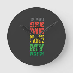 Fahrradgeschenk Runde Wanduhr