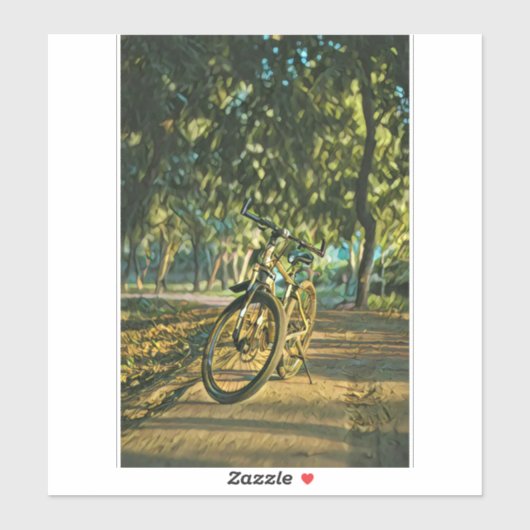 Fahrradgeschenke Aufkleber (Blatt)