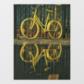 Fahrradgeschenke Fensteraufkleber (Blatt)