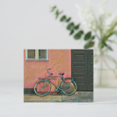 Fahrradgeschenke für sie postkarte (Stehend Vorderseite)