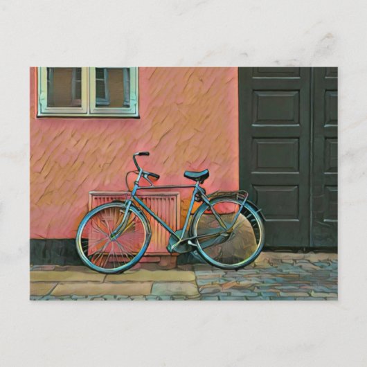 Fahrradgeschenke für sie postkarte (Vorderseite)