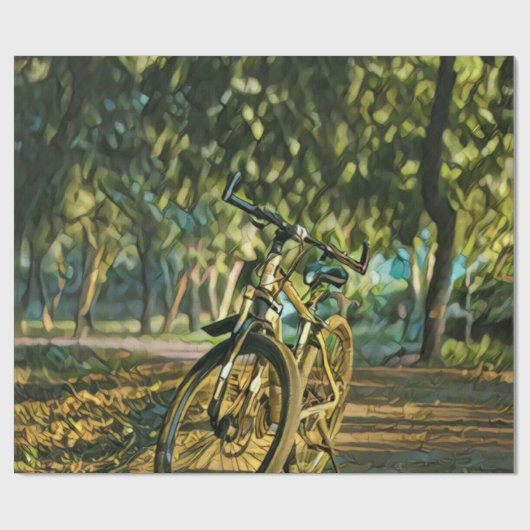 Fahrradgeschenke Geschenkpapier (Flach)