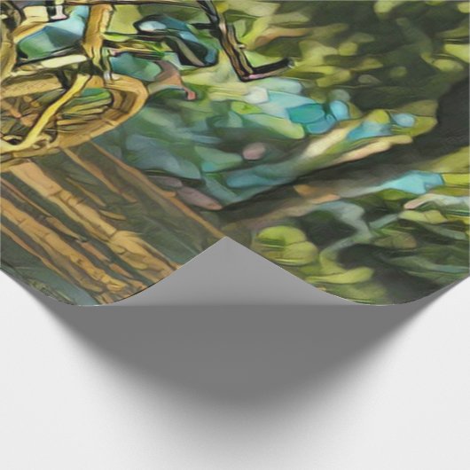 Fahrradgeschenke Geschenkpapier (Ecke)