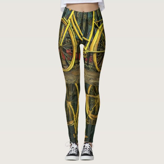 Fahrradgeschenke Leggings (Vorderseite)