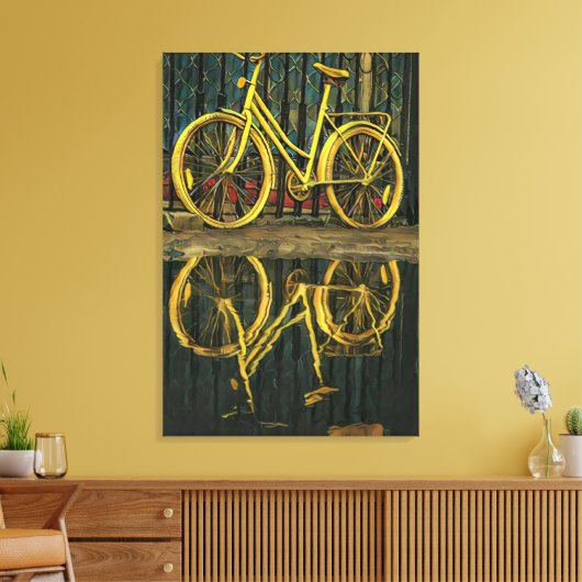 Fahrradgeschenke Leinwanddruck (Insitu (Wohnzimmer))