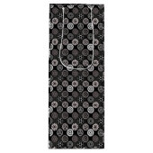 Fahrradgetriebe Muster 01x4.b Geschenktüte Für Weinflaschen (Vorderseite)