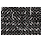 Fahrradgetriebe Muster 01x4.b Große Geschenktüte (Rückseite)