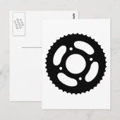Fahrradgetriebe Postkarte (Vorne/Hinten)