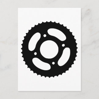 Fahrradgetriebe Postkarte