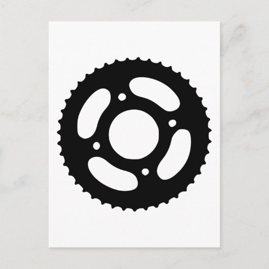 Fahrradgetriebe Postkarte (Vorderseite)