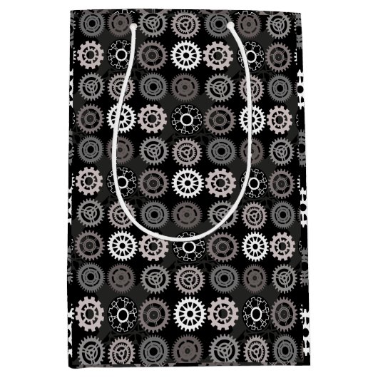 Fahrradgetriebemuster 01x4.b v2 mittlere geschenktüte (Vorderseite)