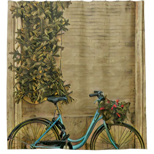 Fahrradgifte für sie duschvorhang (Vorderseite)