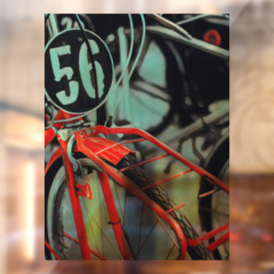 Fahrradgifte für sie fensteraufkleber